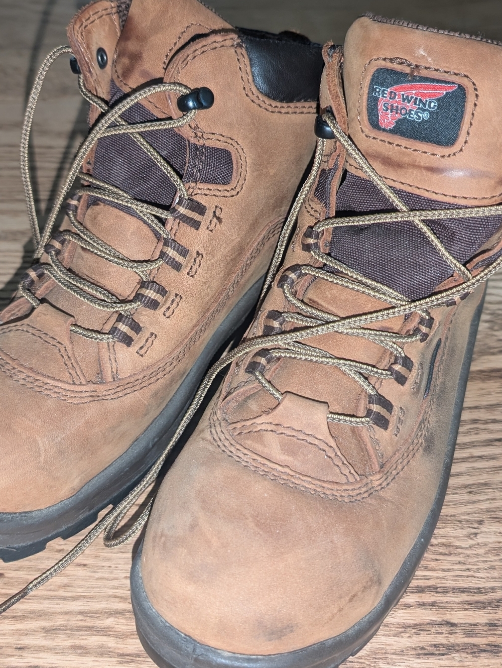 Authentic Red Wing Steel Reinforced Toe Boots Women Size 8.5D